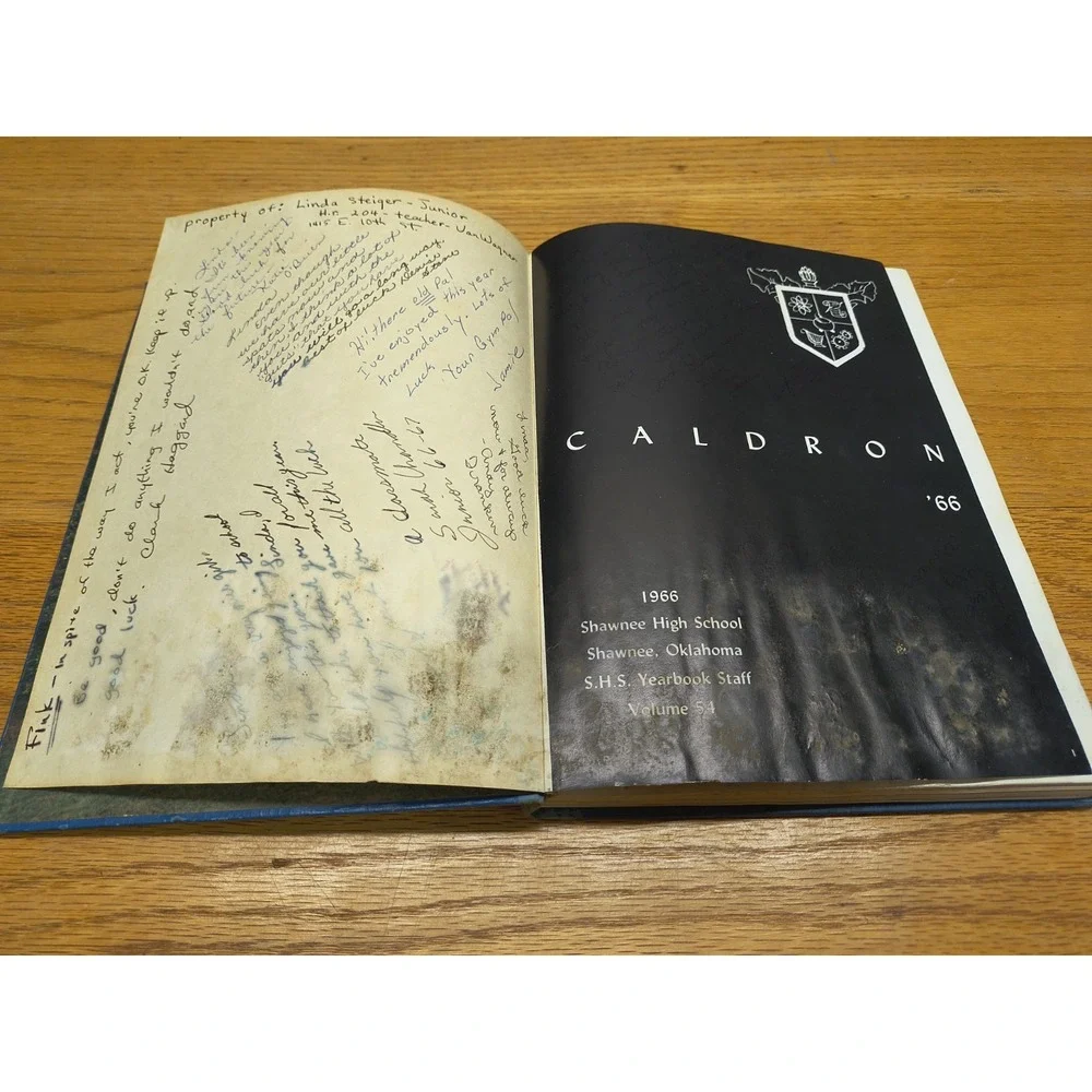 1966 Shawnee Oklahoma Highschool Yearbook‎